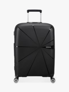 American Tourister Starvibe 4-Wheel 67cm Expandable Medium Suitcase, Black