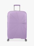 American Tourister Starvibe 77cm Expandable 4-Wheel Large Suitcase, Digital Lavender