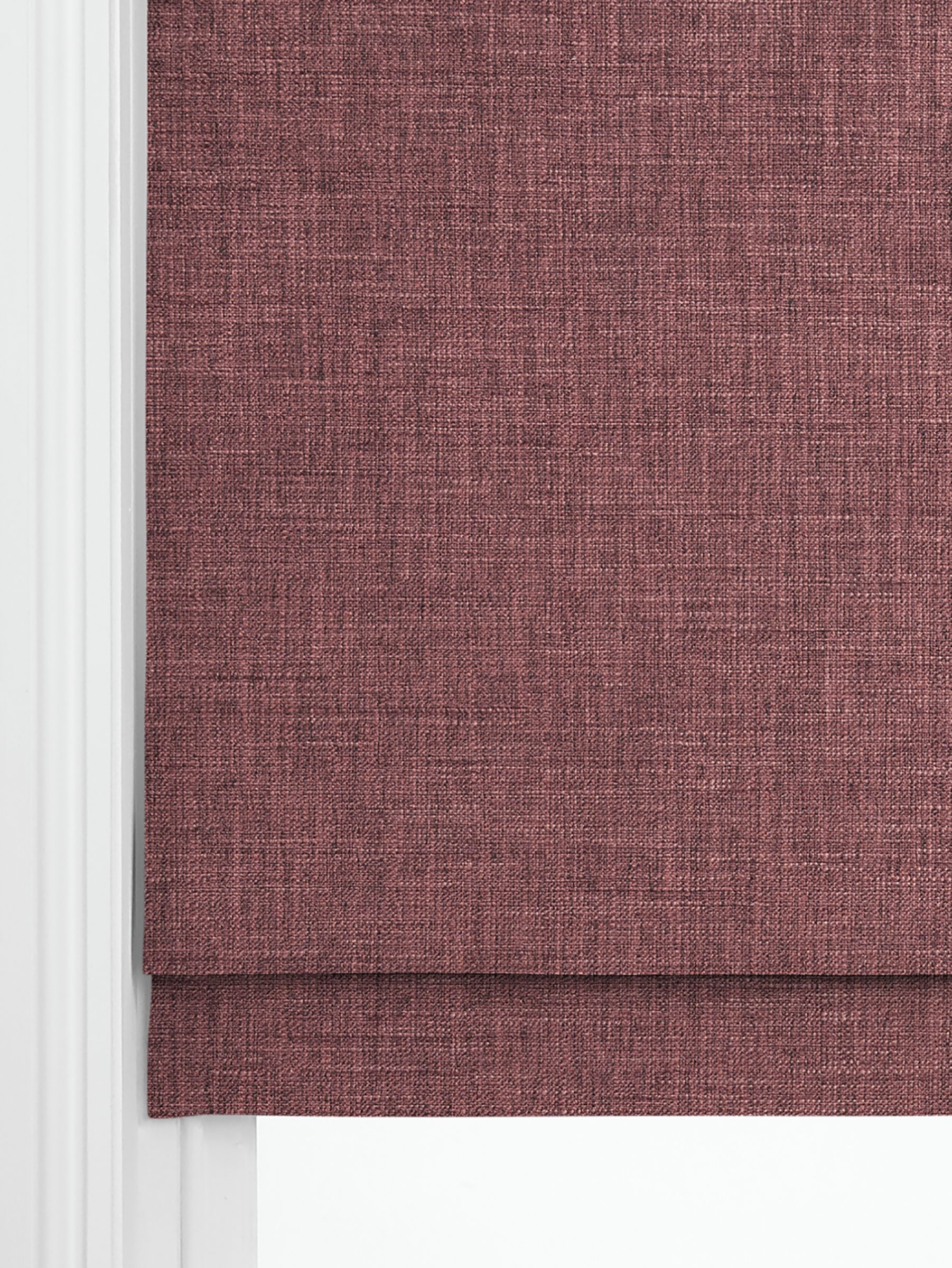 John Lewis Tonal Weave Made to Measure Curtains, Damson