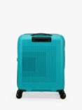 American Tourister Aerostep 4-Wheel 55cm Expandable Cabin Case, Turquoise Tonic