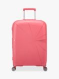 American Tourister Starvibe 4-Wheel 67cm Expandable Medium Suitcase, Sunkissed Coral