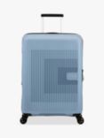 American Tourister Aerostep 4-Wheel 67cm Expandable Medium Suitcase, Soho Grey