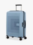 American Tourister Aerostep 4-Wheel 67cm Expandable Medium Suitcase, Soho Grey