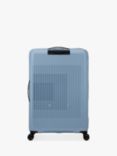 American Tourister Aerostep 4-Wheel 77cm Expandable Large Suitcase, Soho Grey