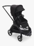 Bugaboo Dragonfly Pushchair & Carrycot, Turtle Air by Nuna Car Seat with Base & Accessories Ultimate Bundle, Midnight Black