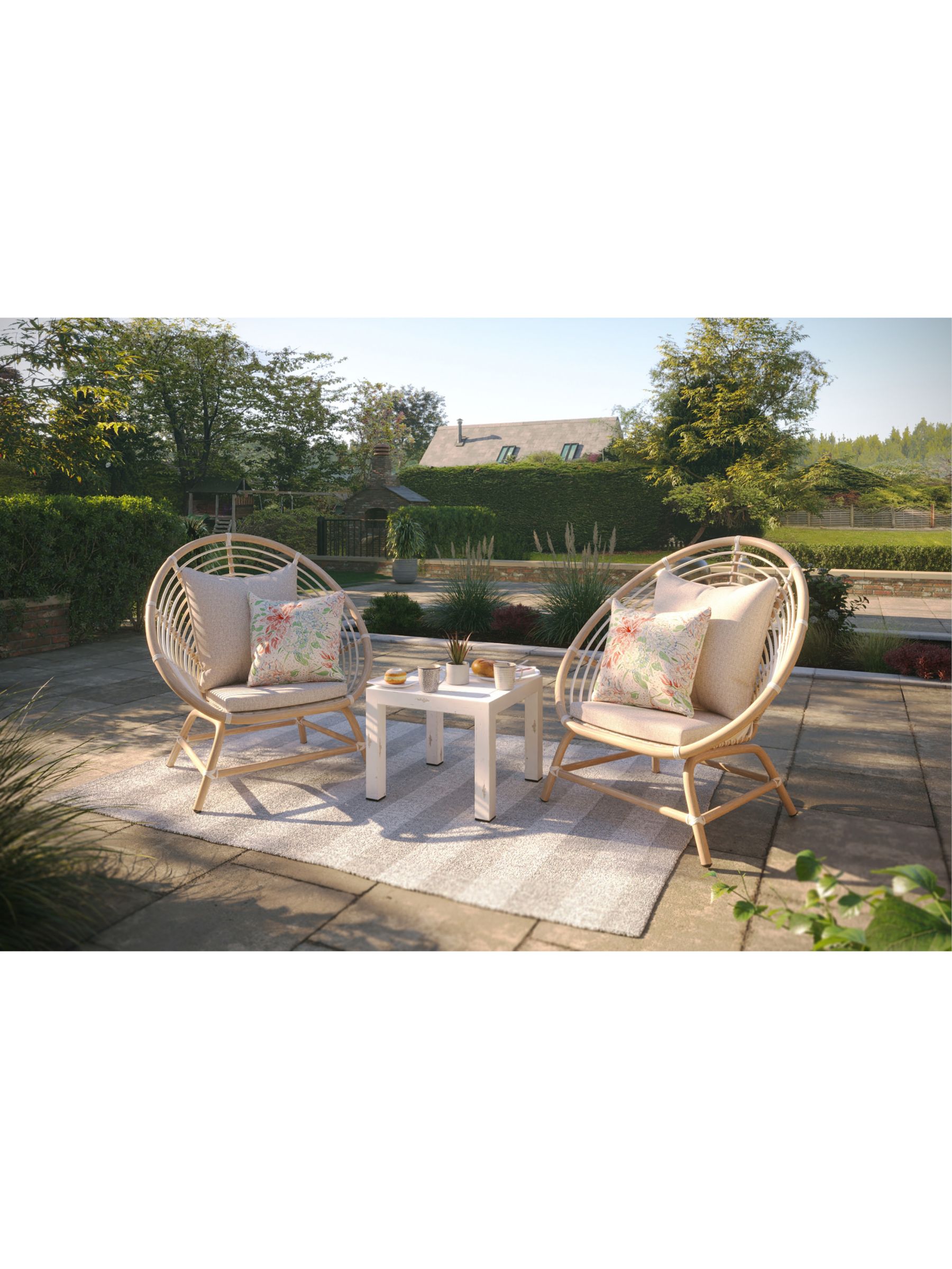 Laura Ashley Havana 2-Seater Garden Table & Chairs Lounge Set