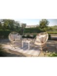 Laura Ashley Havana 2-Seater Garden Table & Chairs Lounge Set, Natural