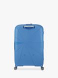 American Tourister Starvibe 77cm Expandable 4-Wheel Large Suitcase, Tranquil Blue