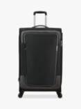 American Tourister Pulsonic 4-Wheel 81cm Expandable Large Suitcase, Black