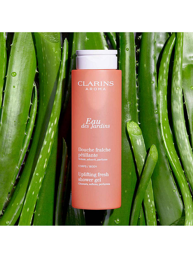 Clarins Eau des Jardins Uplifting Fresh Shower Gel, 200ml 5