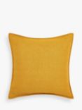 John Lewis Linen Cushion, Ochre