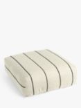 John Lewis Woven Stripe Bean Cube, Natural