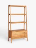 John Lewis Wycombe Wide Storage Shelving Unit, Cherrywood