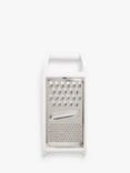 John Lewis ANYDAY Flat Stainless Steel Grater, White