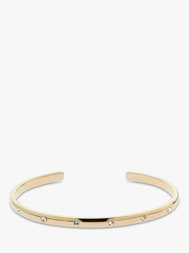 Melissa Odabash Open End Crystal Cuff, Gold