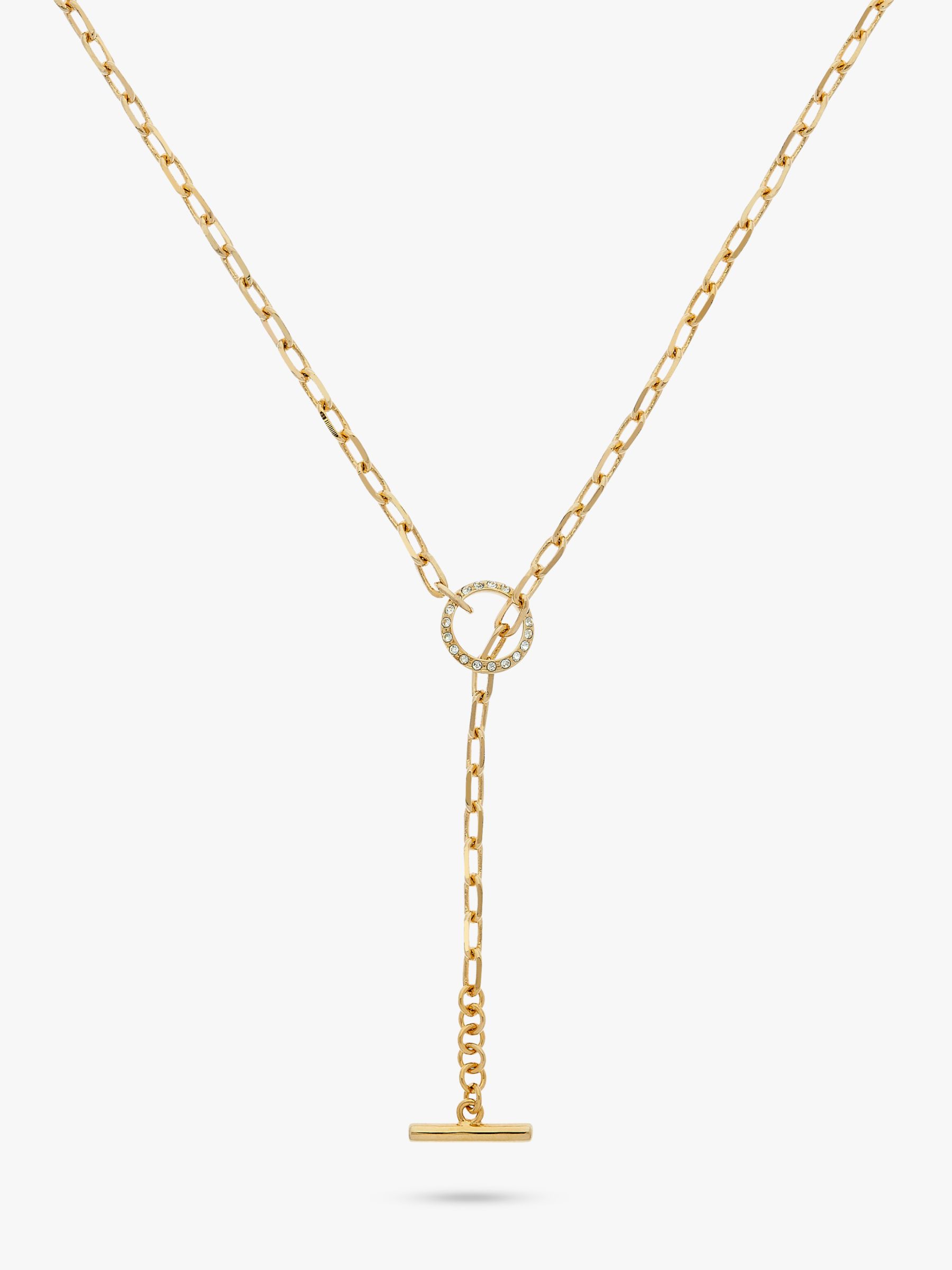 John Lewis Diamond Linked Hoop Pendant Necklace