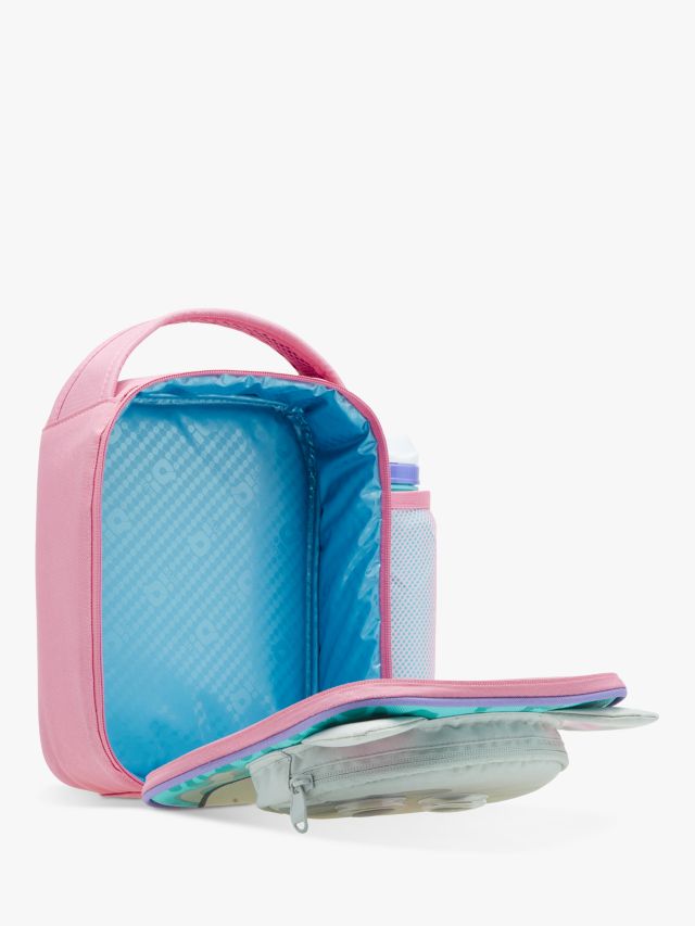 Smash 3D Cat Lunch Cooler Bag & 500ml Drinks Bottle, Pink/Multi