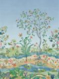 Osborne & Little Mythica Grasscloth Wallpaper Mural