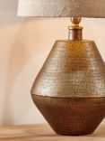 Nkuku Nalgonda Large Lamp Base, Antique Brass