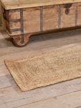 Nkuku Braided Hemp Floor Runner, L200 x W66 cm, Natural