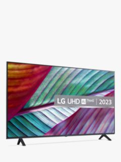 LG 43UR78006LK (2023) LED HDR 4K Ultra HD Smart TV, 43 inch with Freeview Play/Freesat HD, Dark Iron Grey
