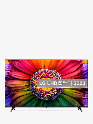 LG 55UR80006LJ (2023) LED HDR 4K Ultra HD Smart TV, 55 inch with Freeview Play/Freesat HD, Ashed Blue