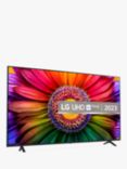 LG 75UR80006LJ (2023) LED HDR 4K Ultra HD Smart TV, 75 inch with Freeview Play/Freesat HD,  Ashed Blue