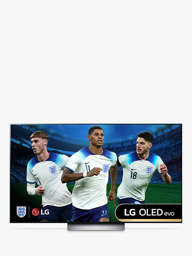 LG OLED77C34LA (2023) OLED HDR 4K Ultra HD Smart TV, 77 inch with Freeview Play/Freesat HD & Dolby Atmos, Dark Titan Silver