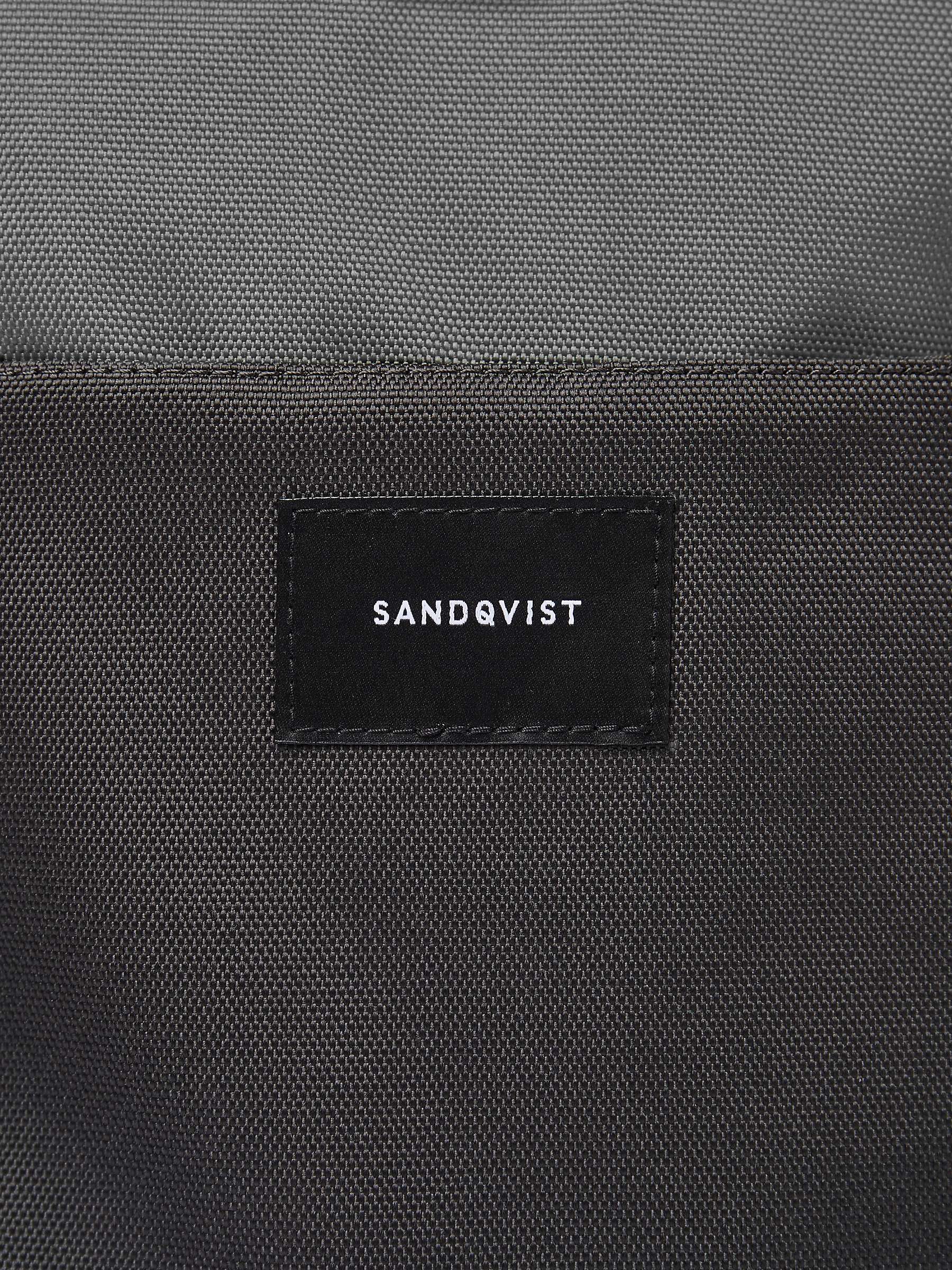 Buy Sandqvist Ilon Roll-Top Backpack, 18L, Black Online at johnlewis.com