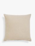 John Lewis Explore Stripe Cushion, Putty