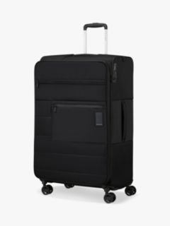 Samsonite Vaycay 4-Wheel 77cm Large Expandable Recycled Suitcase, Black