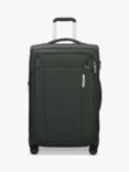 Samsonite Respark 4-Wheel 67cm Expandable Medium Suitcase, Forest Green