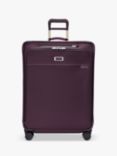 Briggs & Riley Baseline 4-Wheel 74cm Large Expandable Suitcase, Plum