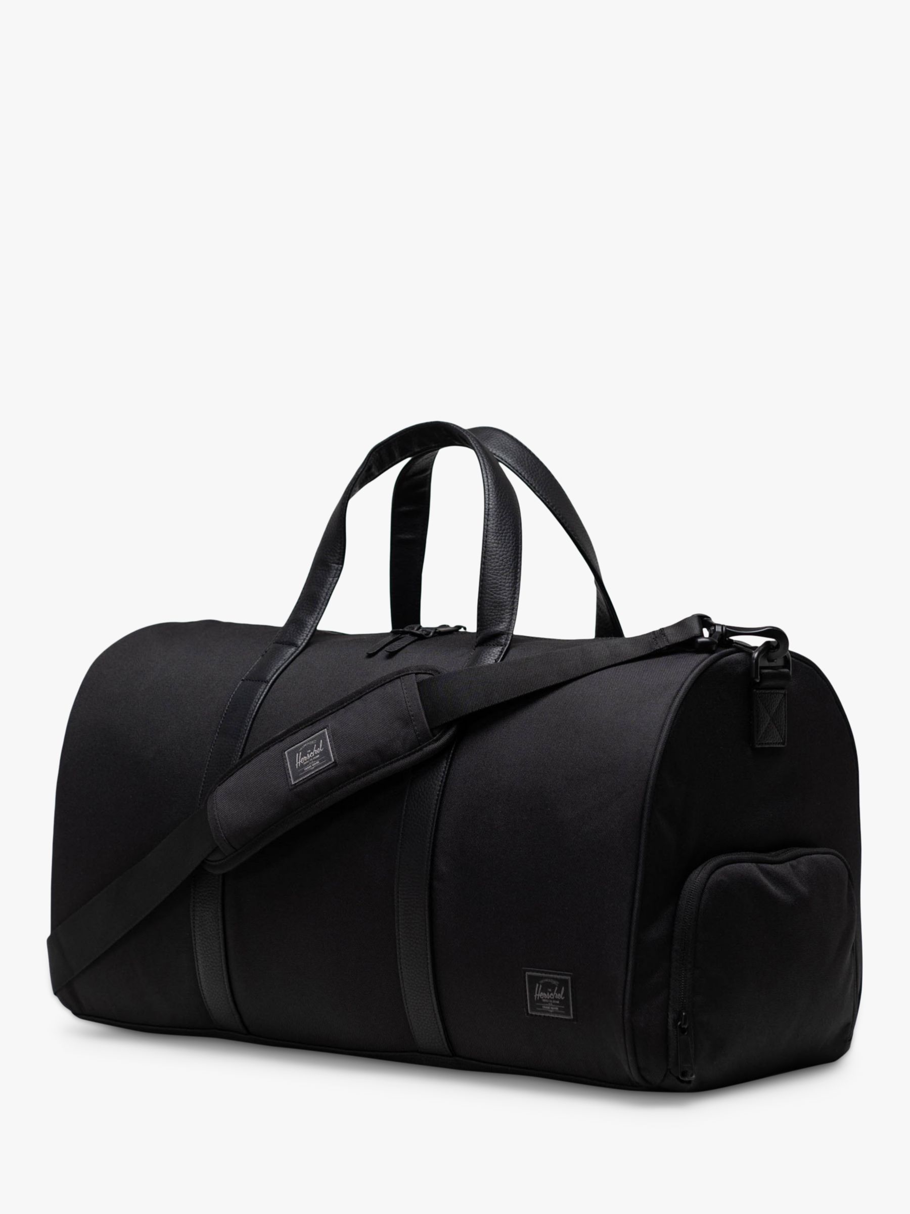 Herschel Supply Co. Novel Duffle Bag, Black Tonal at John Lewis & Partners