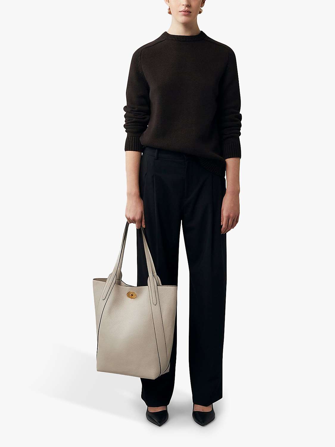 Buy Mulberry North South Bayswater Heavy Grain Tote Bag Online at johnlewis.com