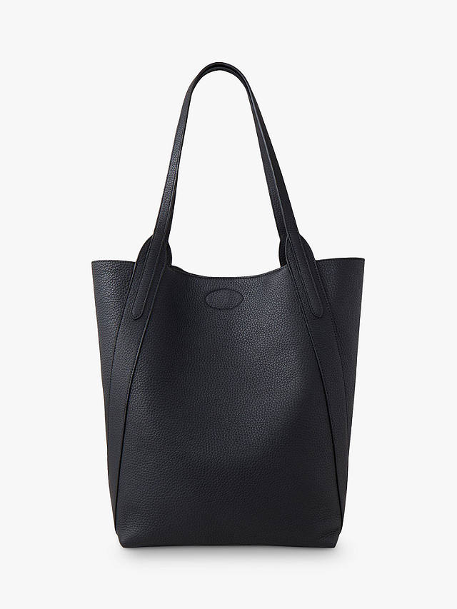 Mulberry North South Bayswater Heavy Grain Tote Bag, Black