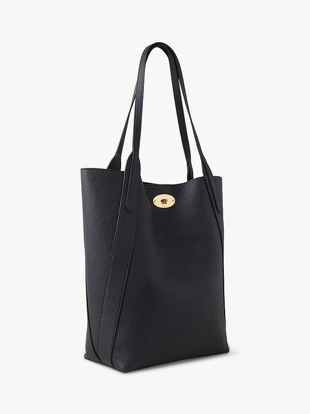 Mulberry North South Bayswater Heavy Grain Tote Bag, Black