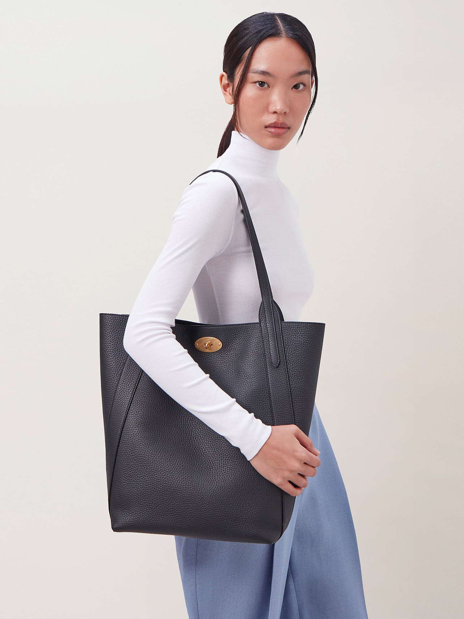Buy Mulberry North South Bayswater Heavy Grain Tote Bag Online at johnlewis.com