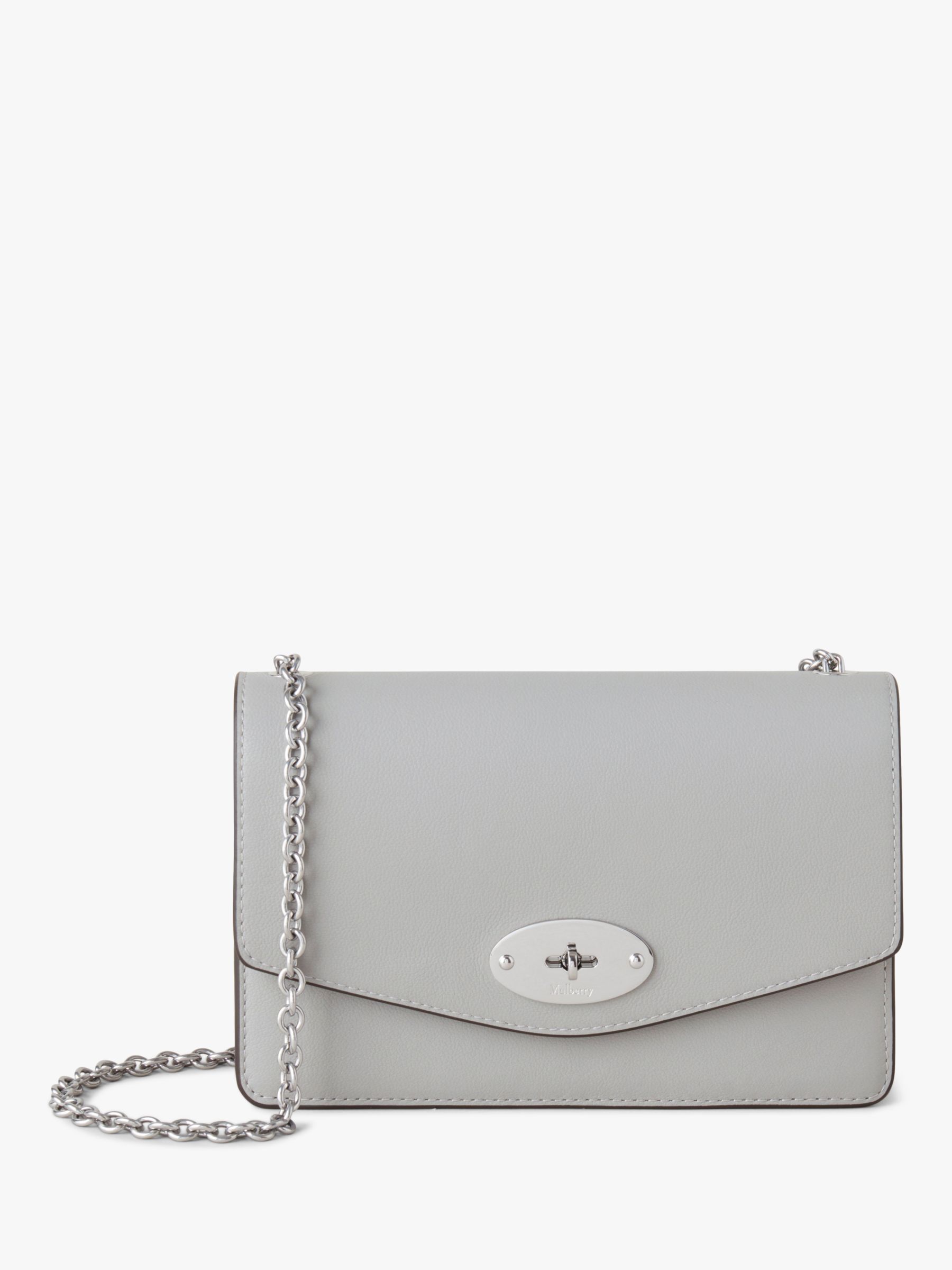Mulberry Small Darley Small Classic Grain Leather Cross Body Bag, Pale ...