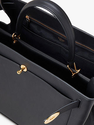 Mulberry Islington Silky Calf Leather Handbag, Black