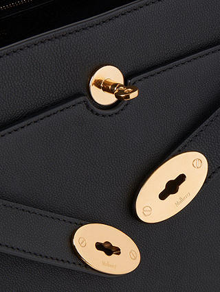 Mulberry Islington Silky Calf Leather Handbag, Black
