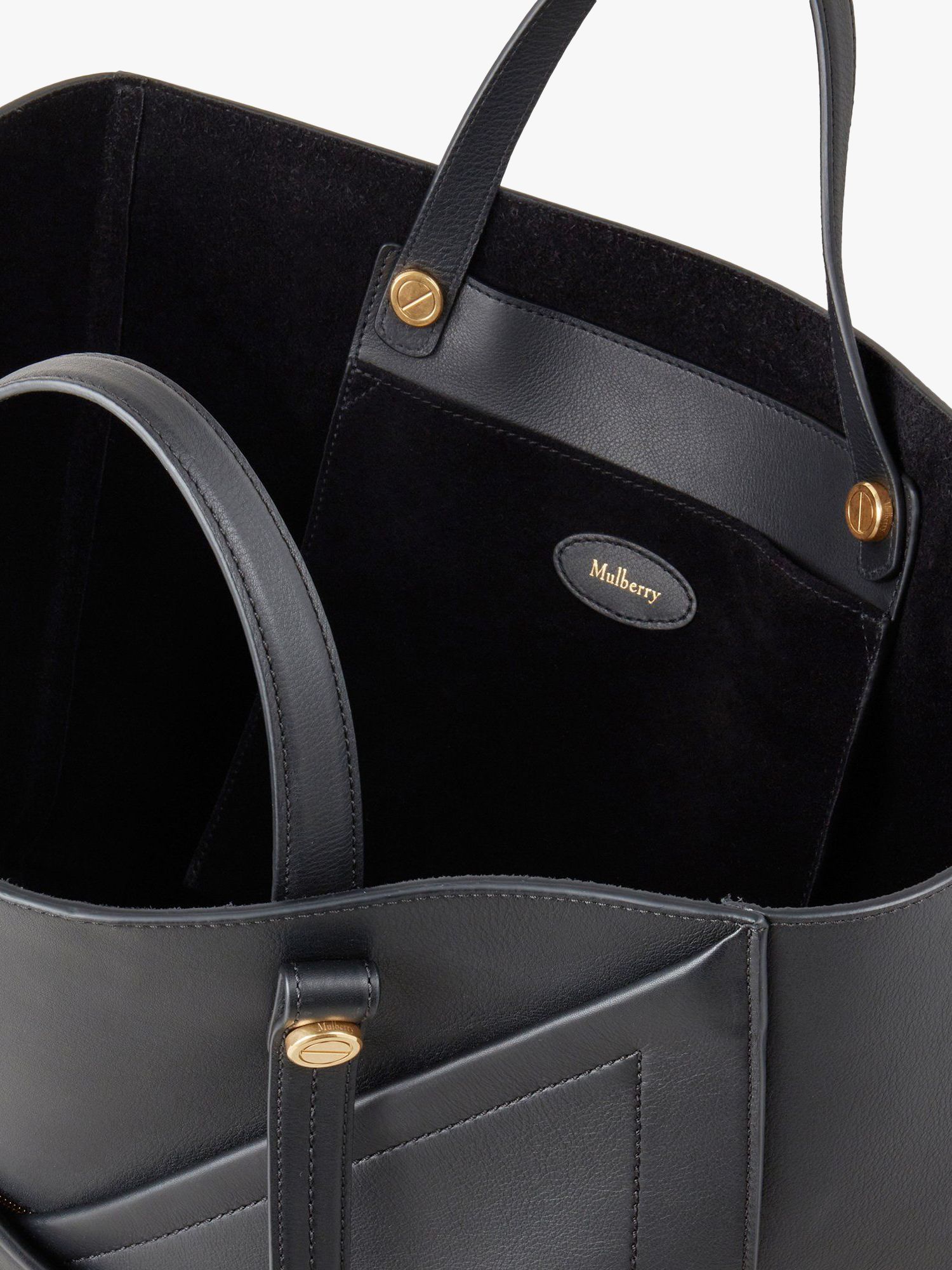 Ted Baker Womens Black Kimiaa Bar-detail Saffiano Leather Tote