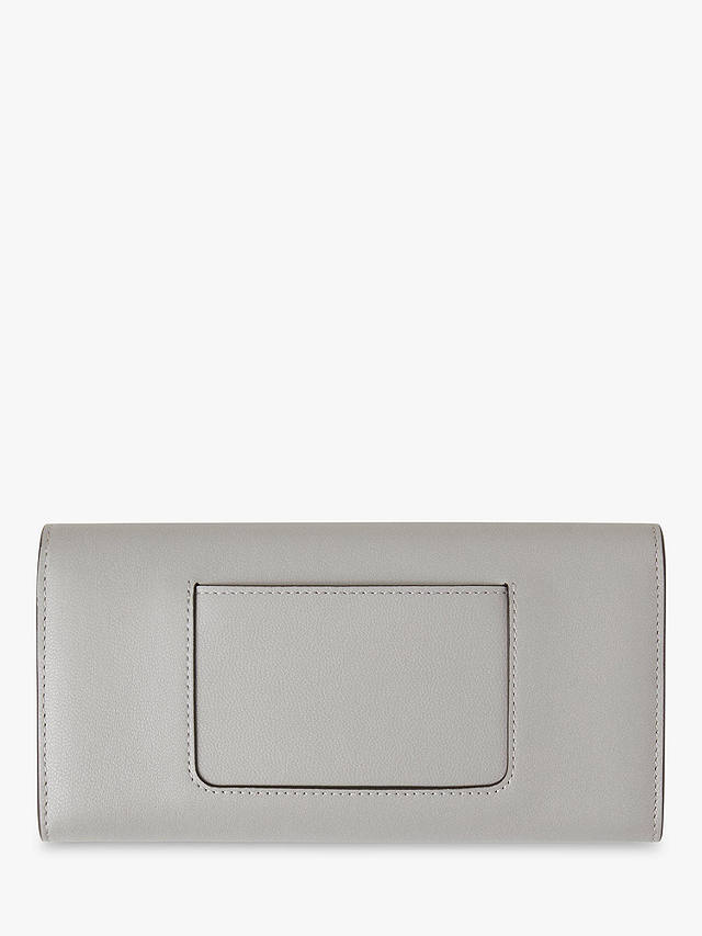 Mulberry Darley Micro Classic Grain Leather Wallet, Pale Grey