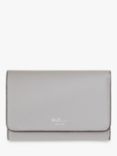 Mulberry Continental Small Classic Grain Leather Trifold Purse, Pale Grey