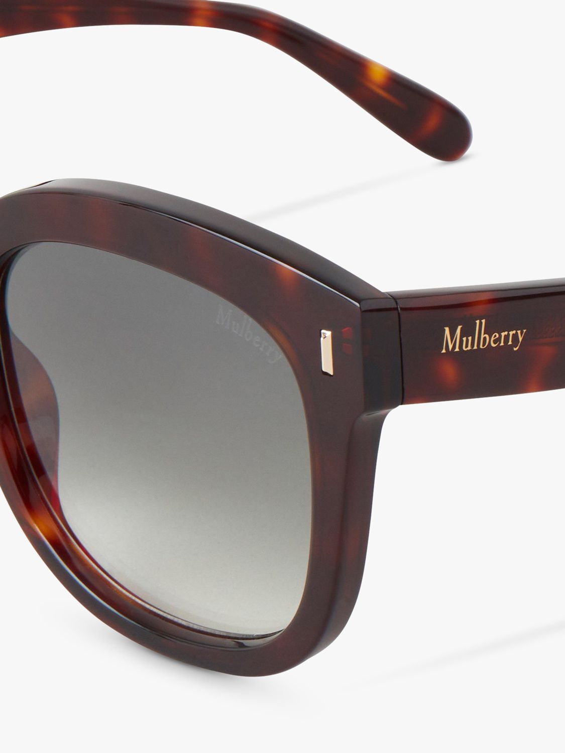 Mulberry Charlotte Sunglasses Tortoise Shell At John Lewis And Partners