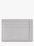 Mulberry Heavy Grain Leather Card Holder, Pale Grey