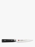 Kasumi Pakkawood Handle Damascus Steel Blade Utility Knife, 12cm