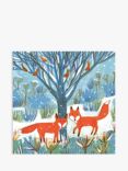 Museums & Galleries Festive Foxes Charity Christmas Cards, Pack of 8