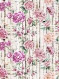 Designers Guild Kyoto Flower Furnishing Fabric, Coral