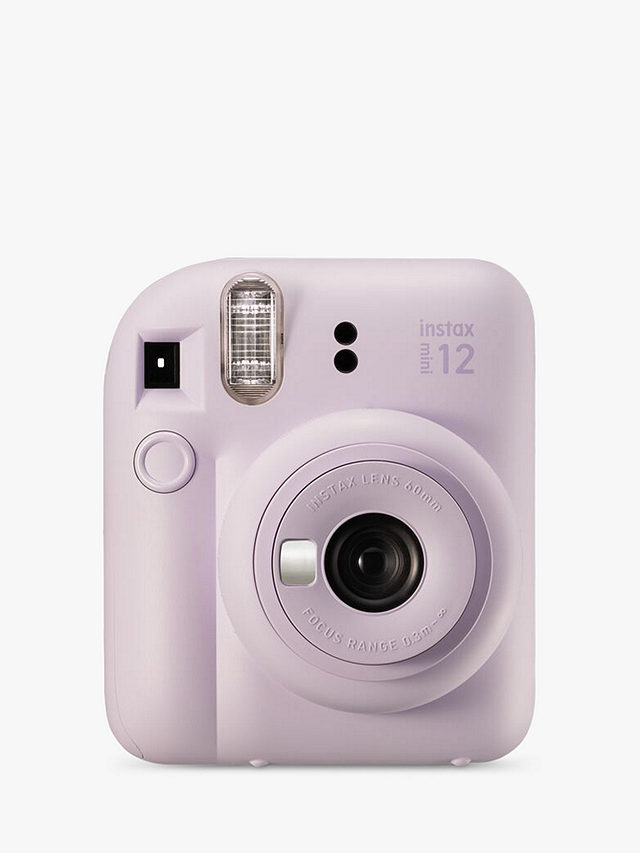 Fujifilm Instax Mini 12 Instant Camera with Built-In Flash & Hand Strap, Lilac Purple